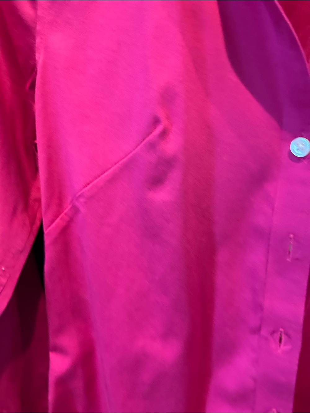Banana Republic Fuchsia Collared Shirt - Picture 3 of 7